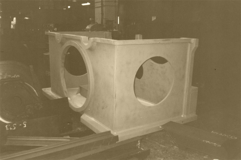 Plášť výrobního zařízení Výpalek ocelového pláště výrobního zařízení