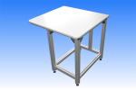Manipulační stolek s deskouBoční rám manipulačního stolku s deskou